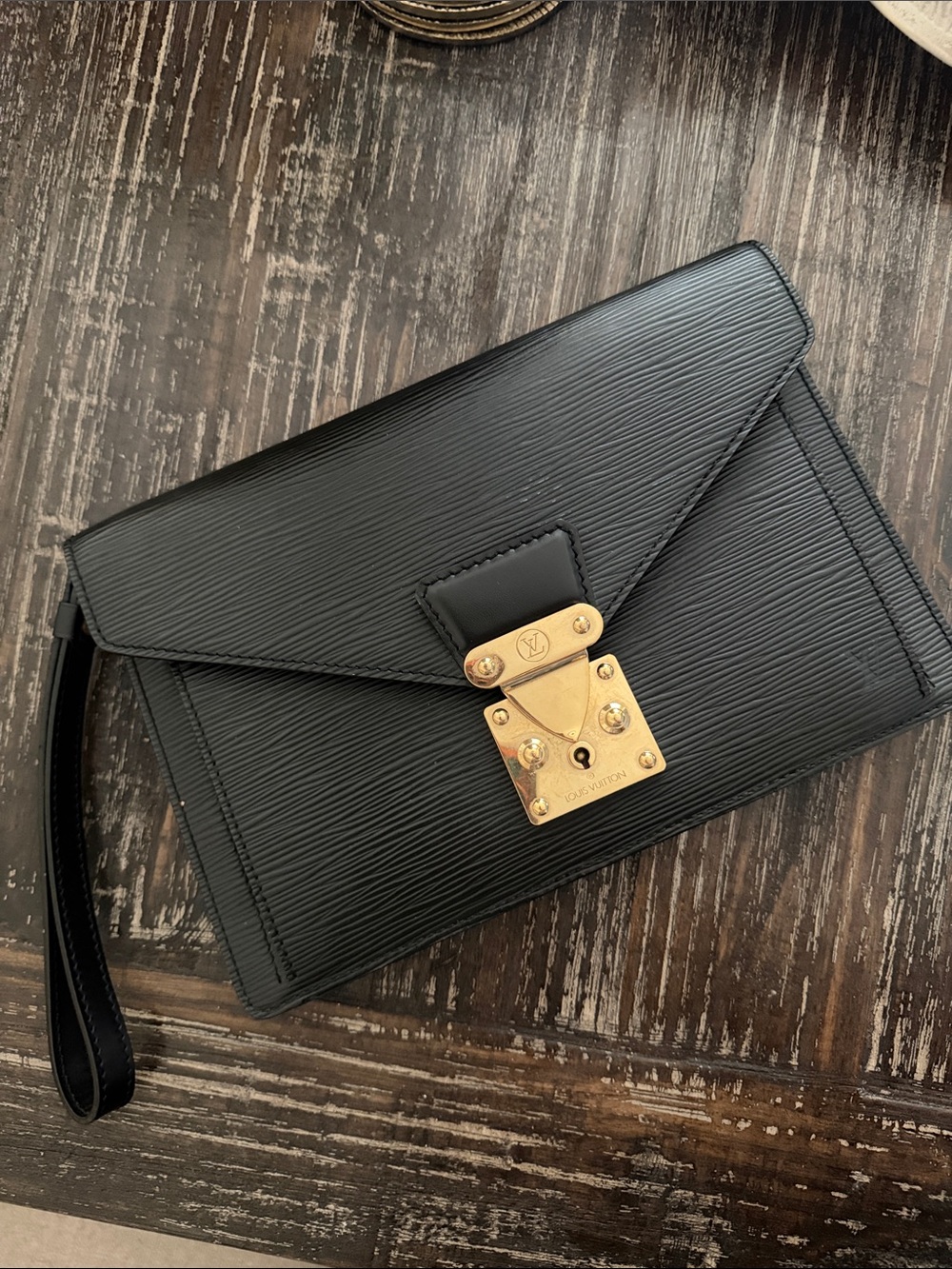 Louis Vuitton Epi Dragonne Wristlet/Clutch